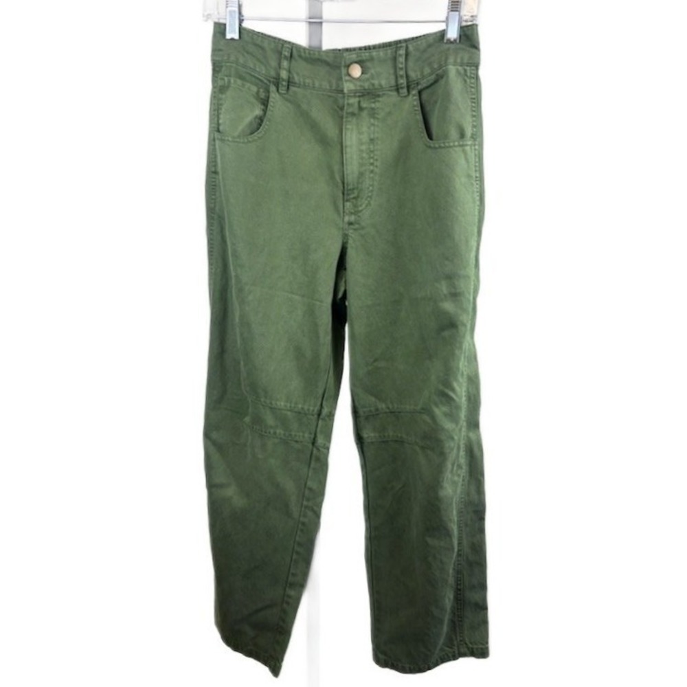 YFB Young Fabulous Broke Jogger Cargo Pants Size Small Green Utility Cropped